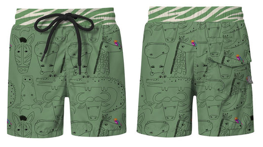 Picabuey and Friends Swim shorts