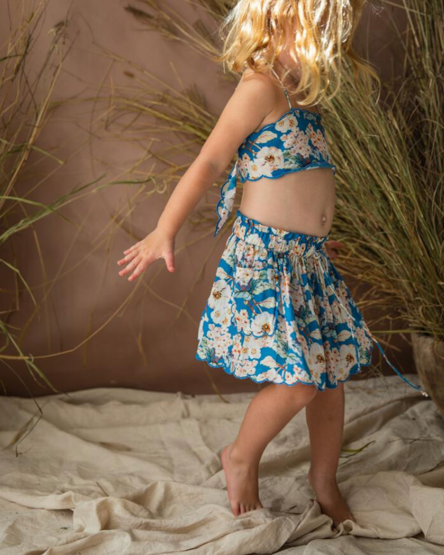 Cutie Patootie Top- Moroccan Blue