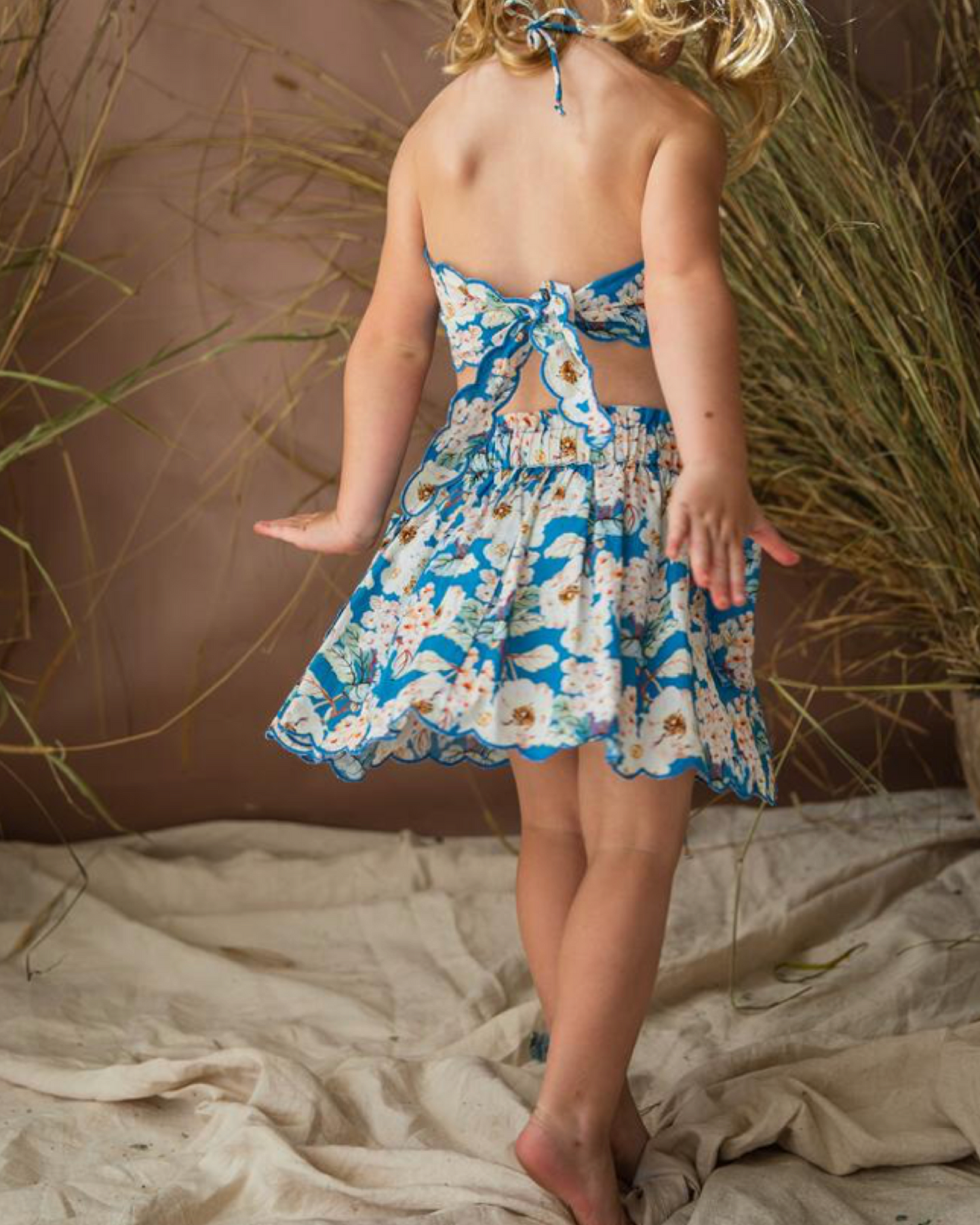 Cutie Patootie Top- Moroccan Blue