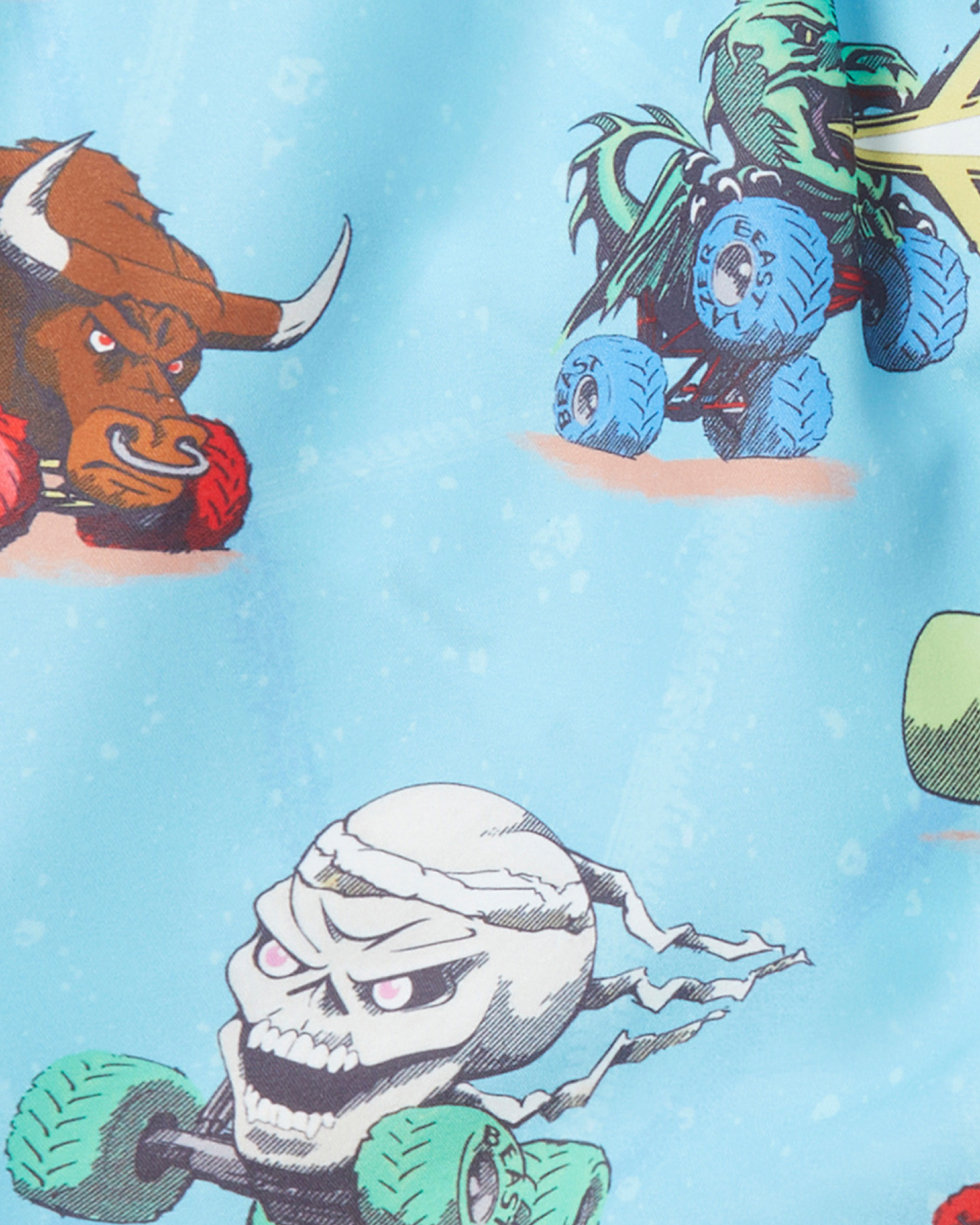 Monster Trucks Swim Trunks