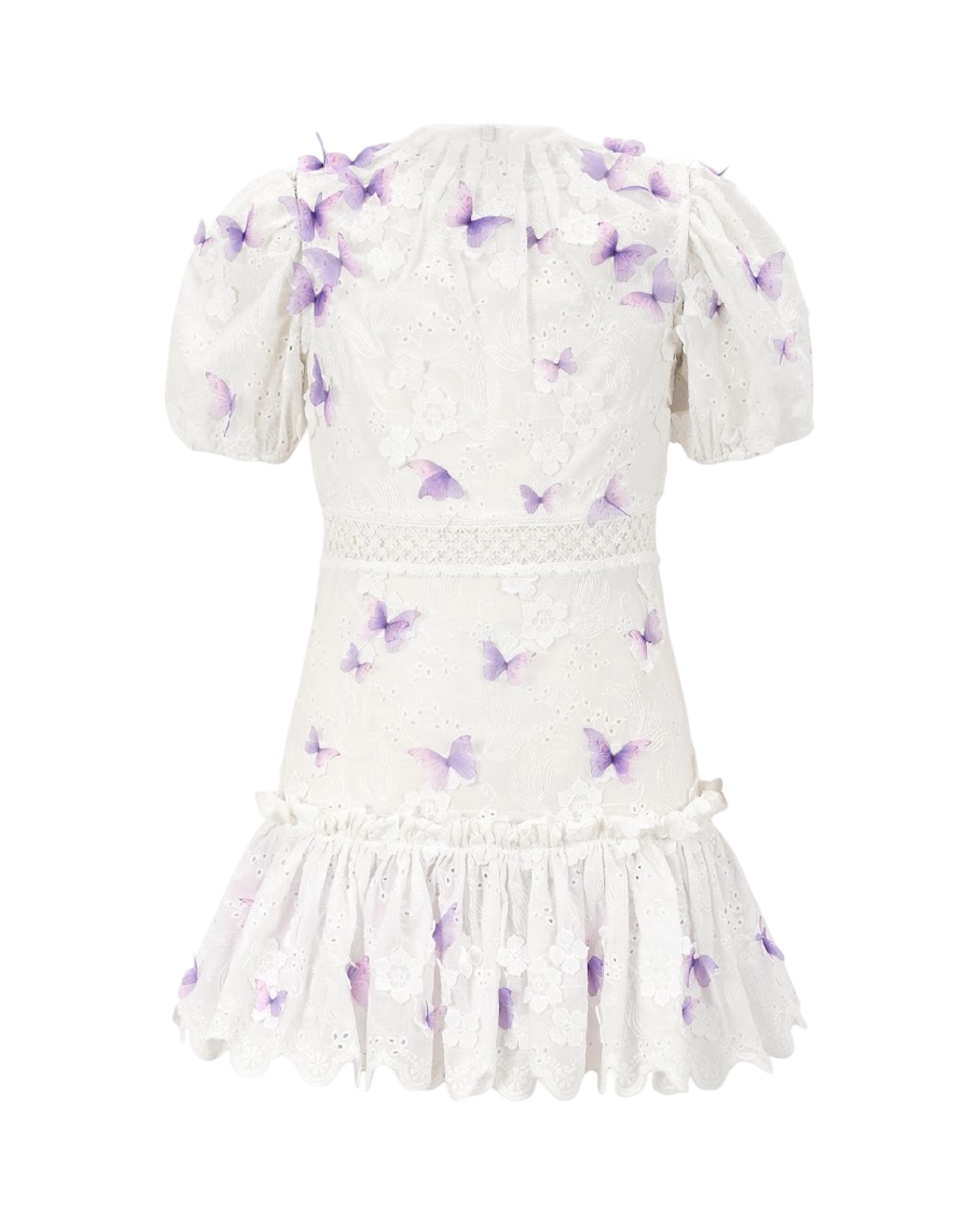 Eve Butterfly Mini Dress 9/10 / White