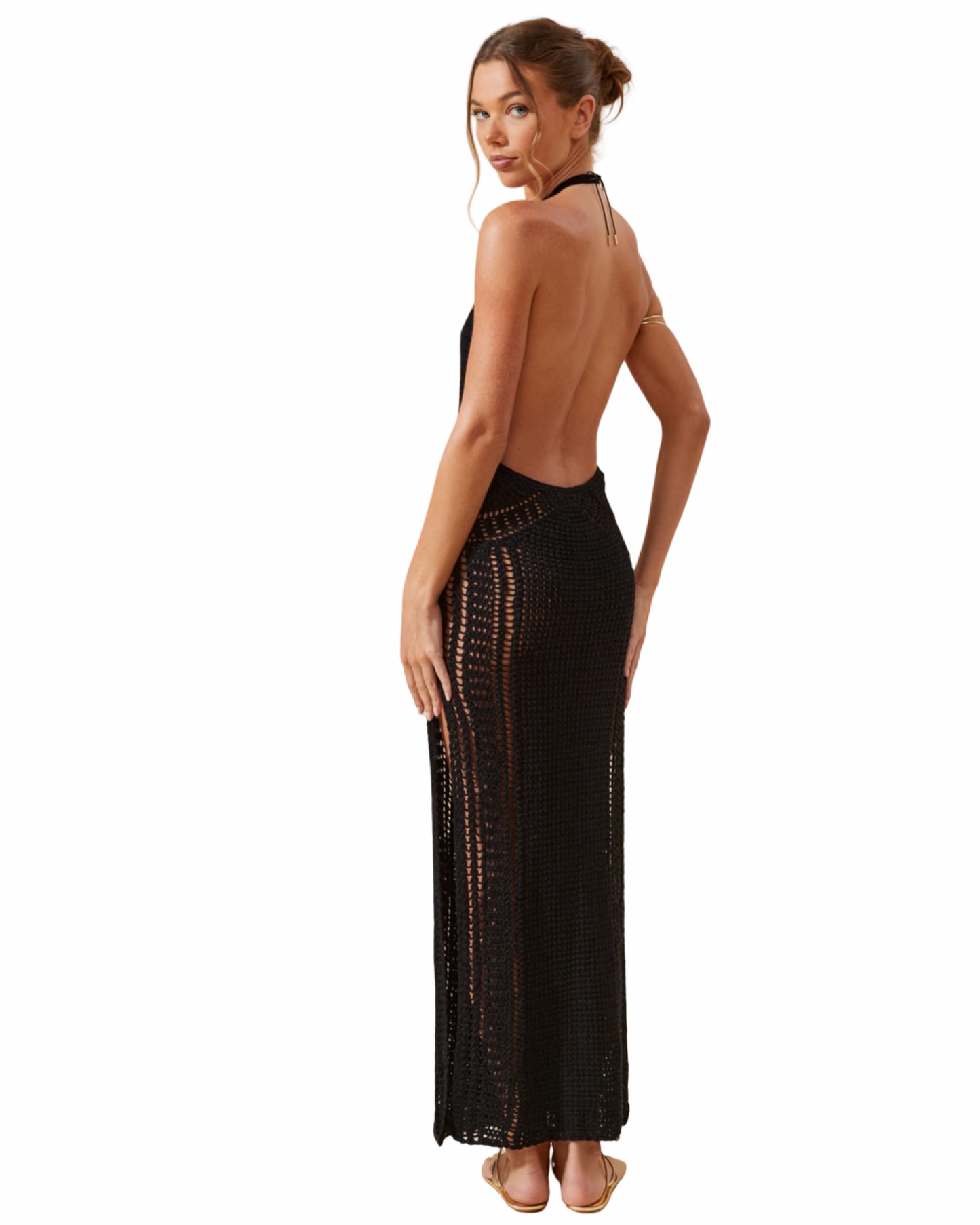 Alena Crochet Maxi Dress