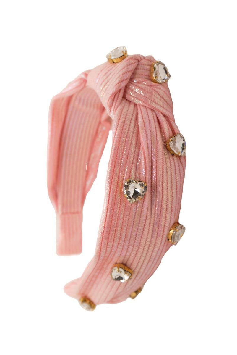 Heart Jeweled Headband