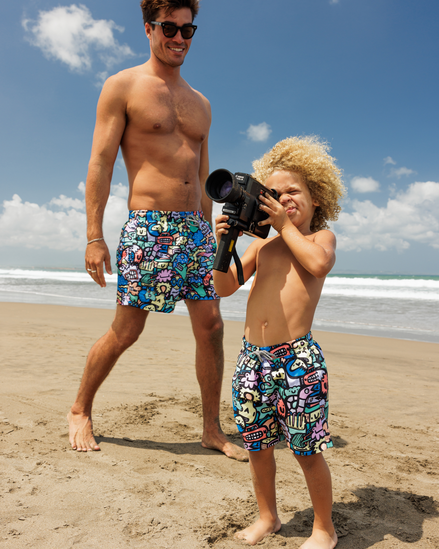 Father Son Swim Trunks