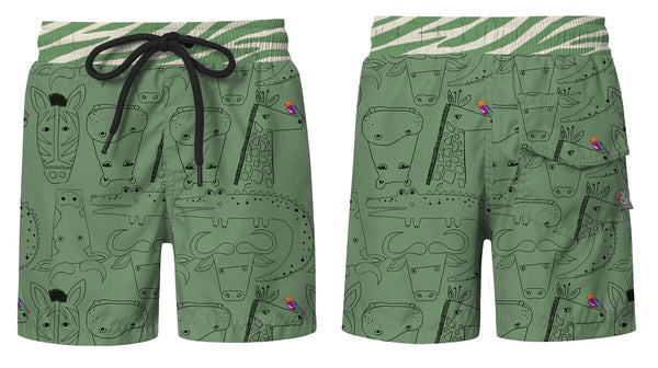 Picabuey and Friends Swim shorts