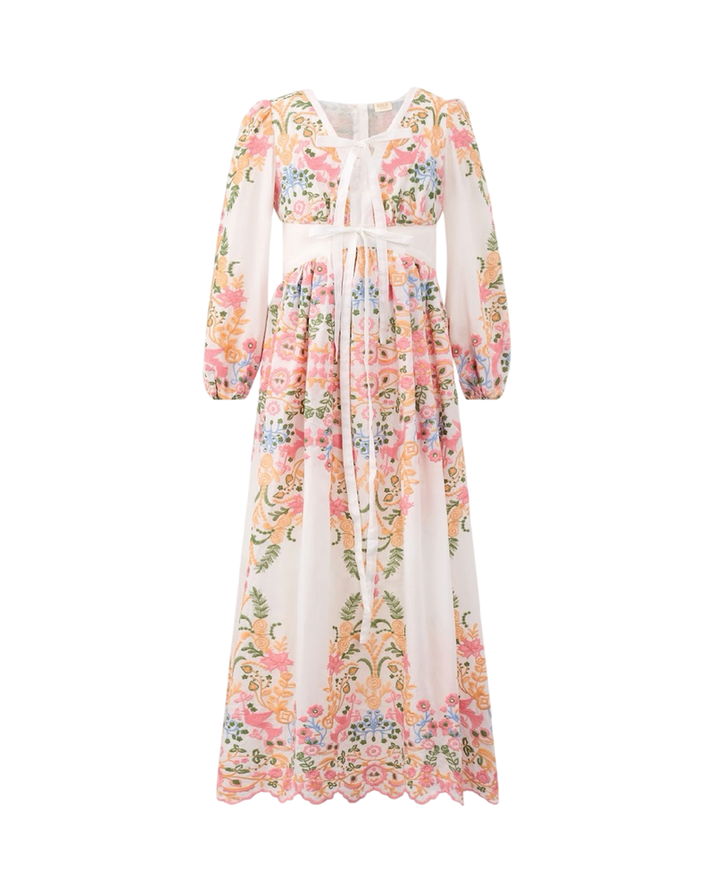 Lyla Embroidered Maxi Dress