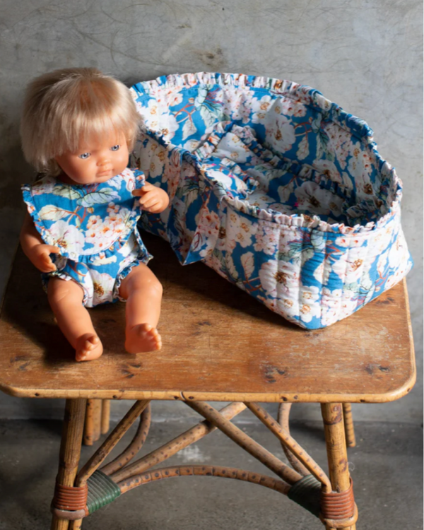 Blue Floral Baby Doll set