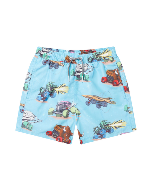 Monster Trucks Swim Trunks