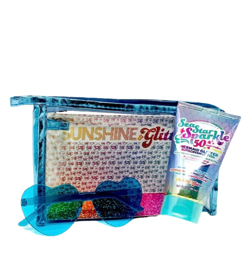 Mermaid Glitter Sunscreen Gift Bag