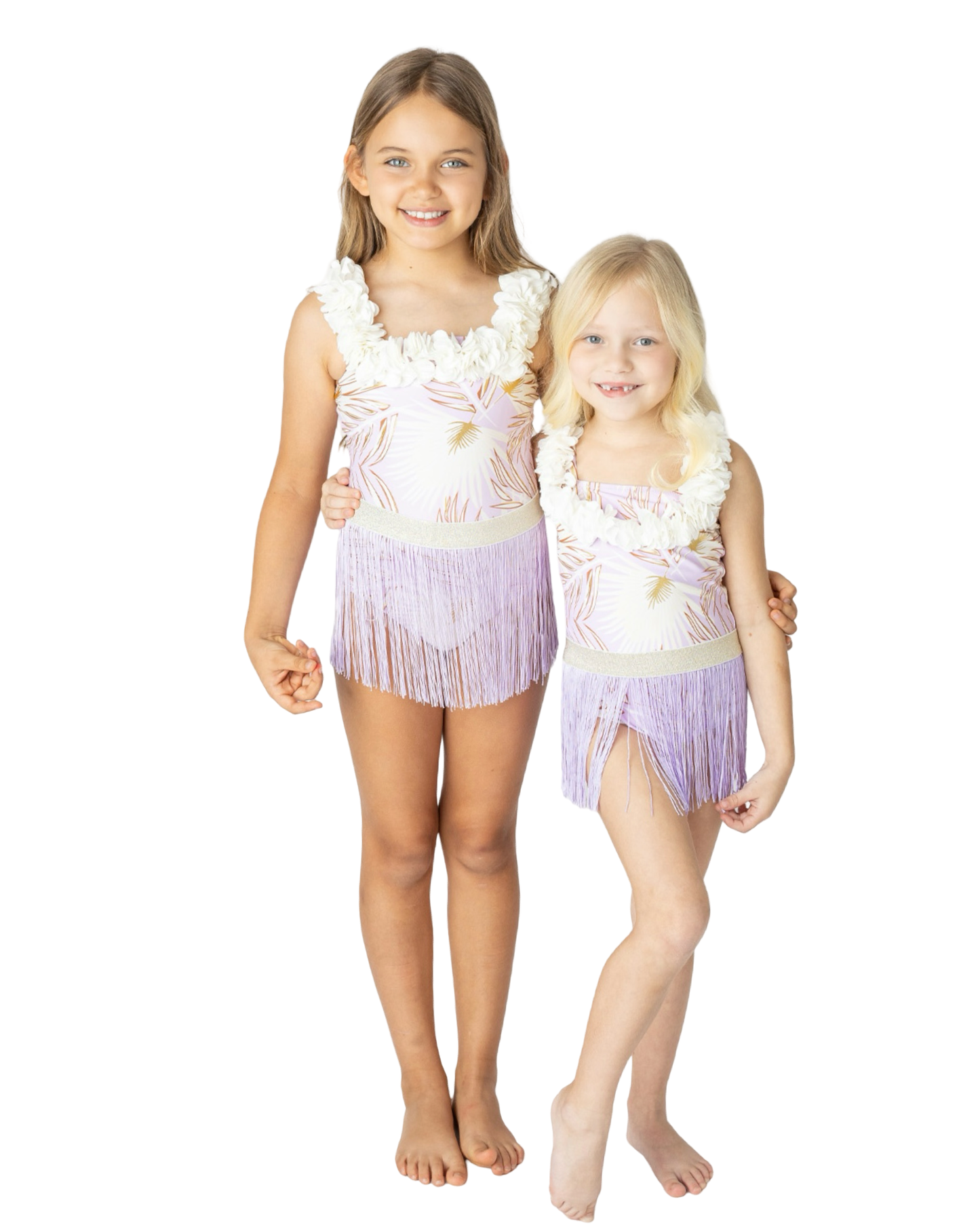 Hula Fringe Swimsuit set