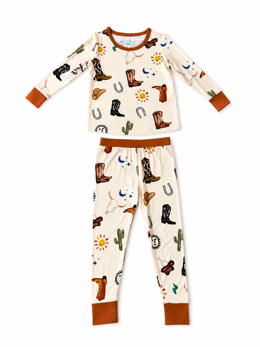 Lil Wrangler Bamboo Pajama Set