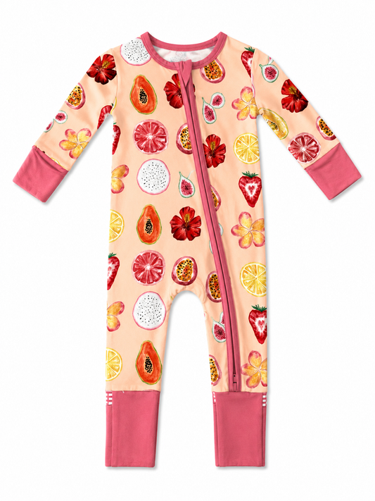 Blush Harvest Bamboo Onesie