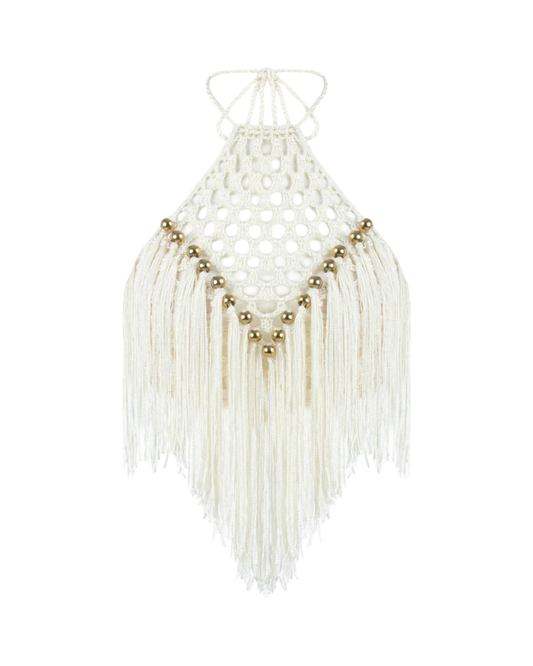 Aria Halter top Ivory