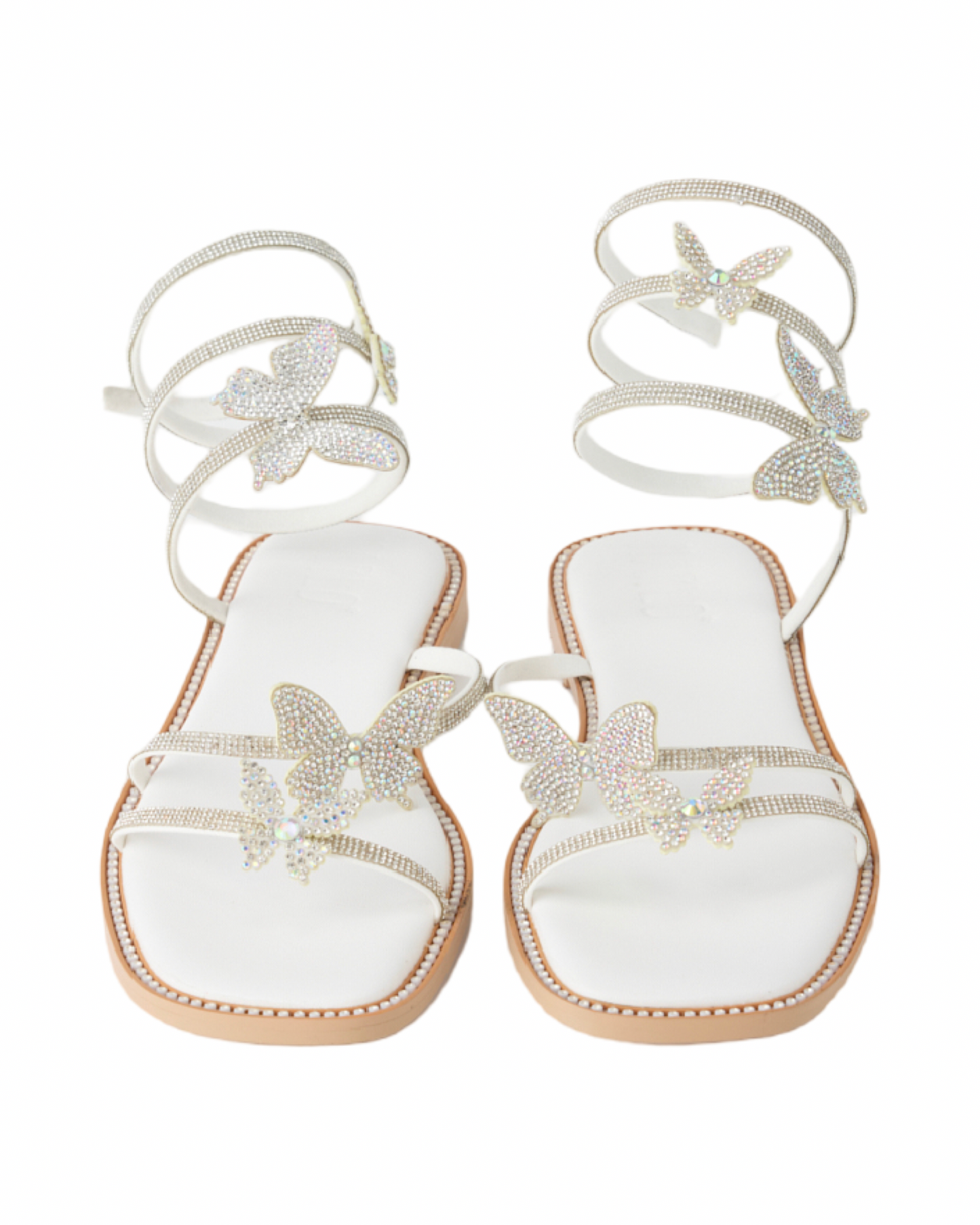 Butterfly Wrap Sandals