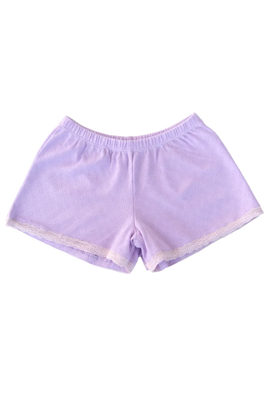 Lizzie Lavender Heart Shorts