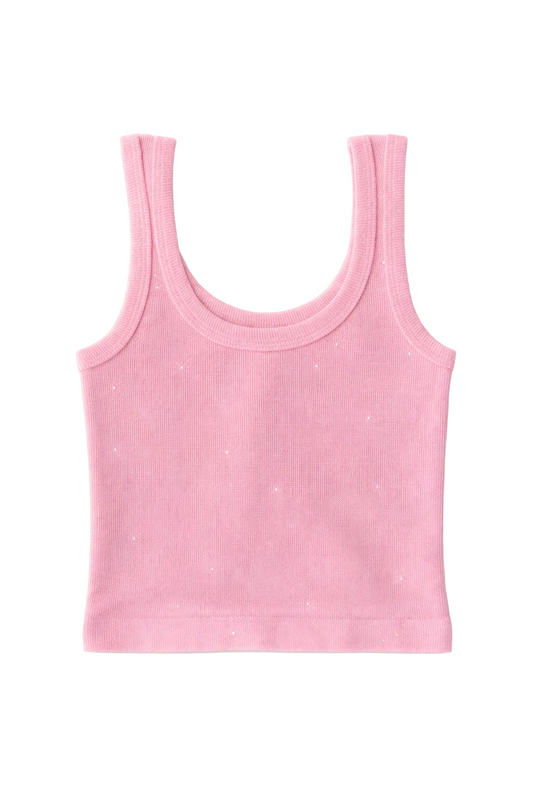 Stella Pink Rhinestone Tank