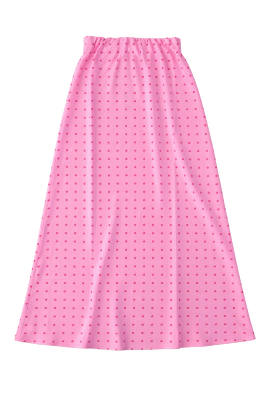 Joey Pink Heart Maxi Skirt