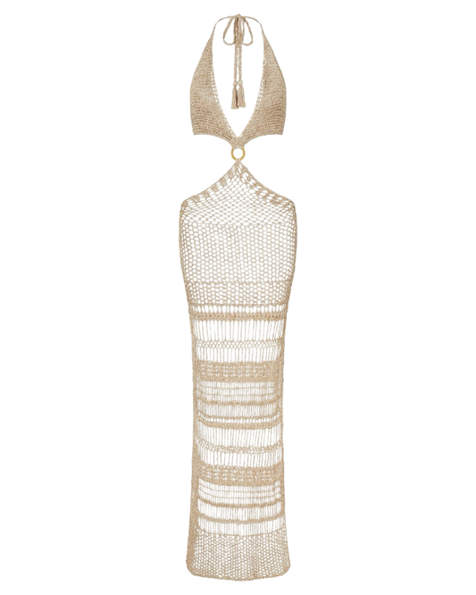 Khari Crochet Maxi Dress