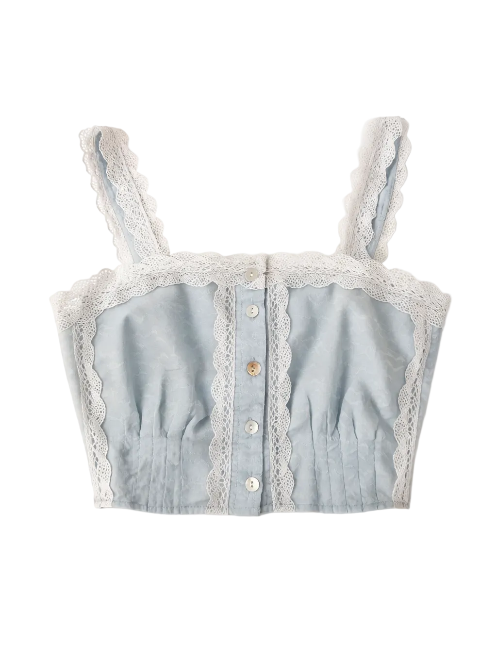 Girls Skylar Blue Heart Tank Top