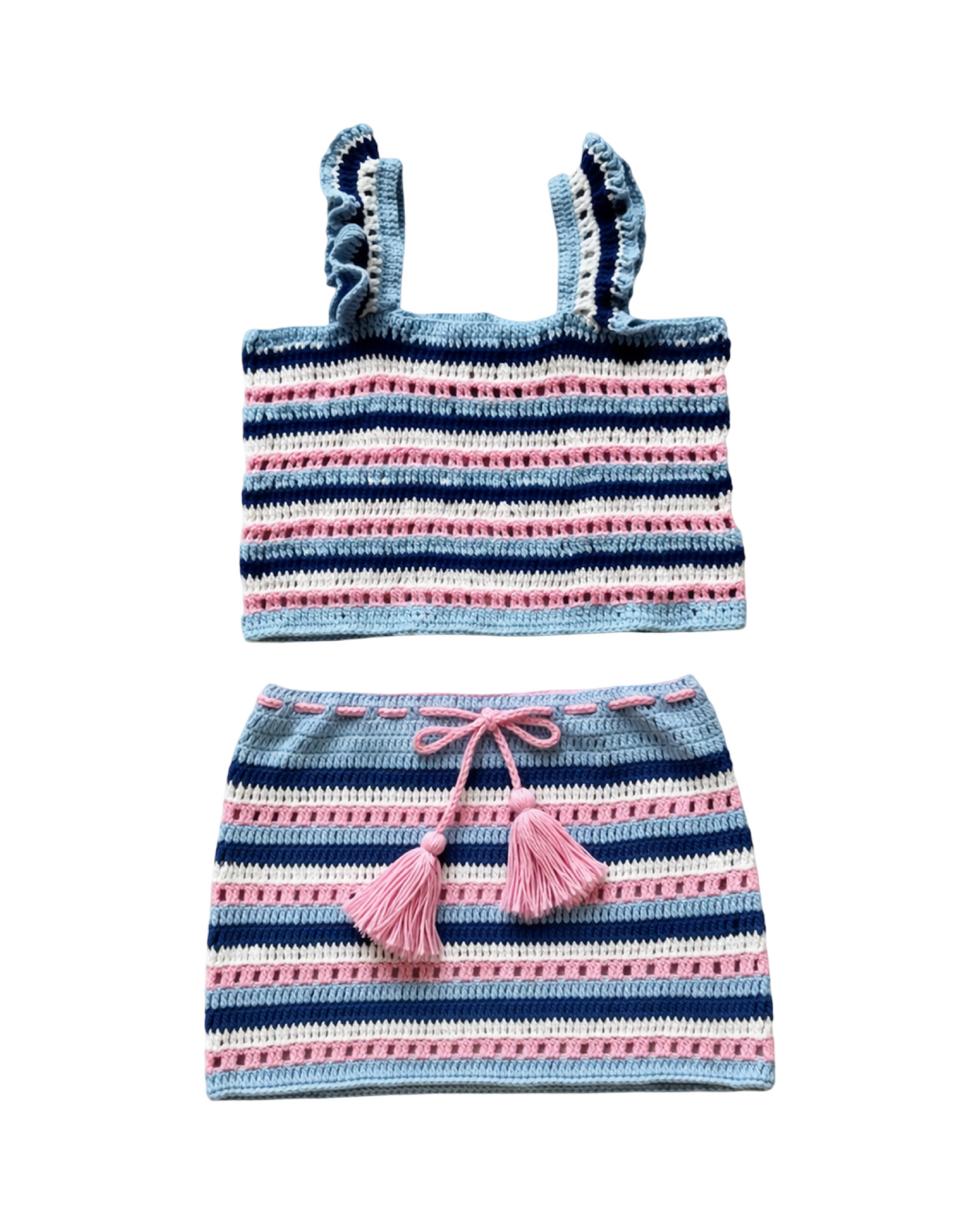Malibu Cotton Candy Crochet Set