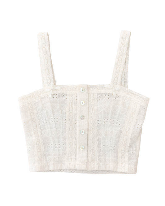 Girls Skylar Heart Tank Top