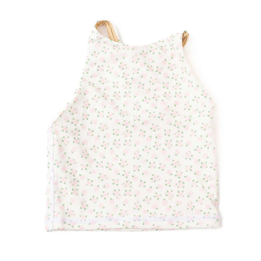 Pink Floral Tennis Top