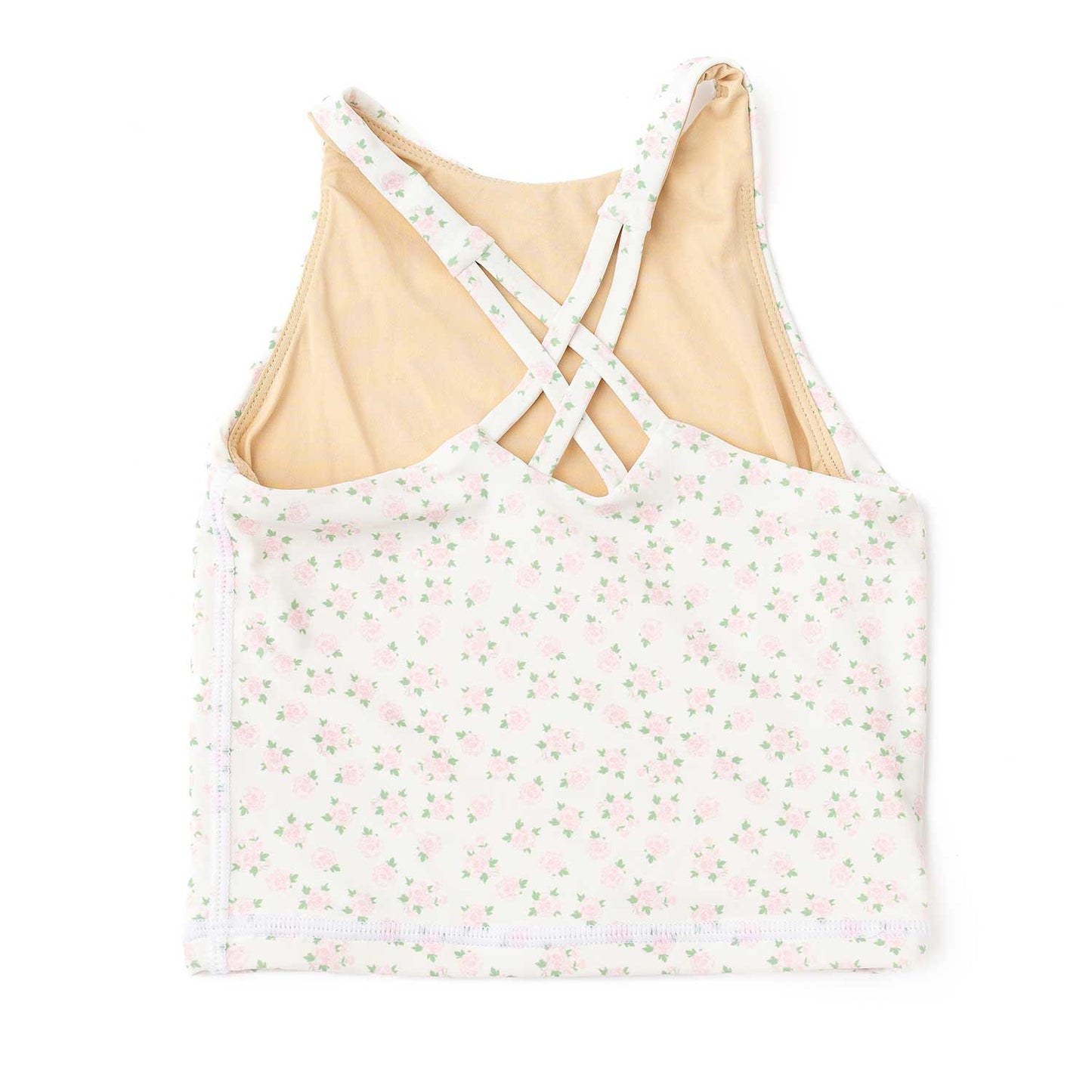 Pink Floral Tennis Top
