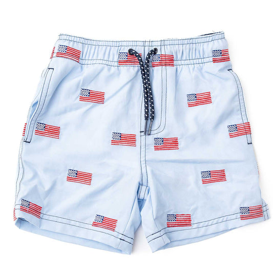 Americana Boys Swim Trunks
