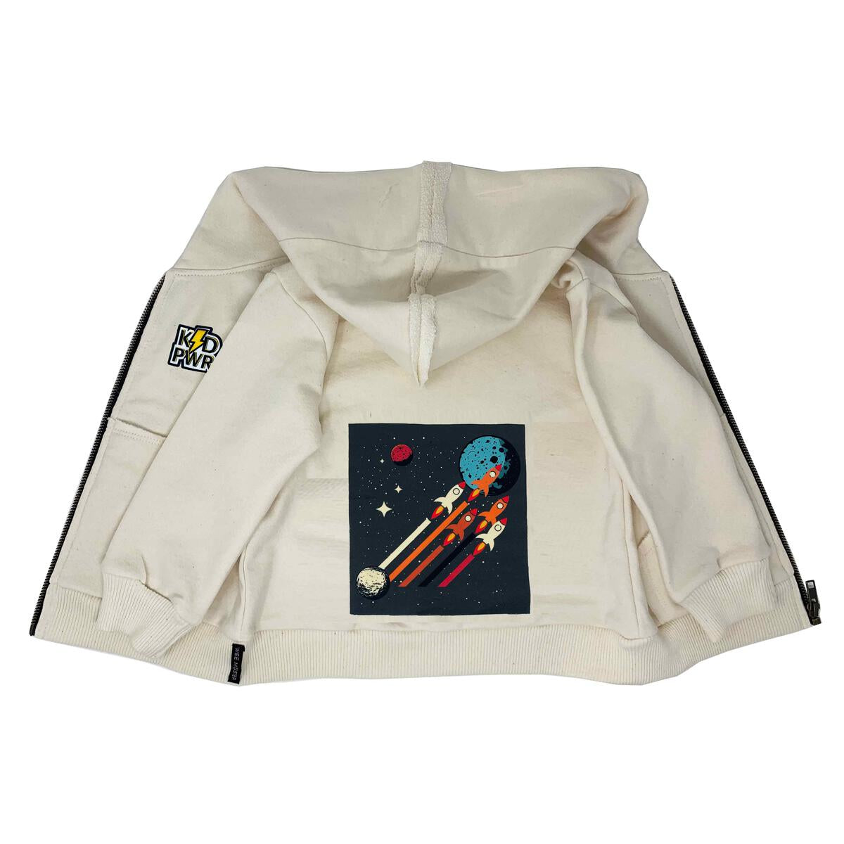 Space Rockets Zip Hoodie