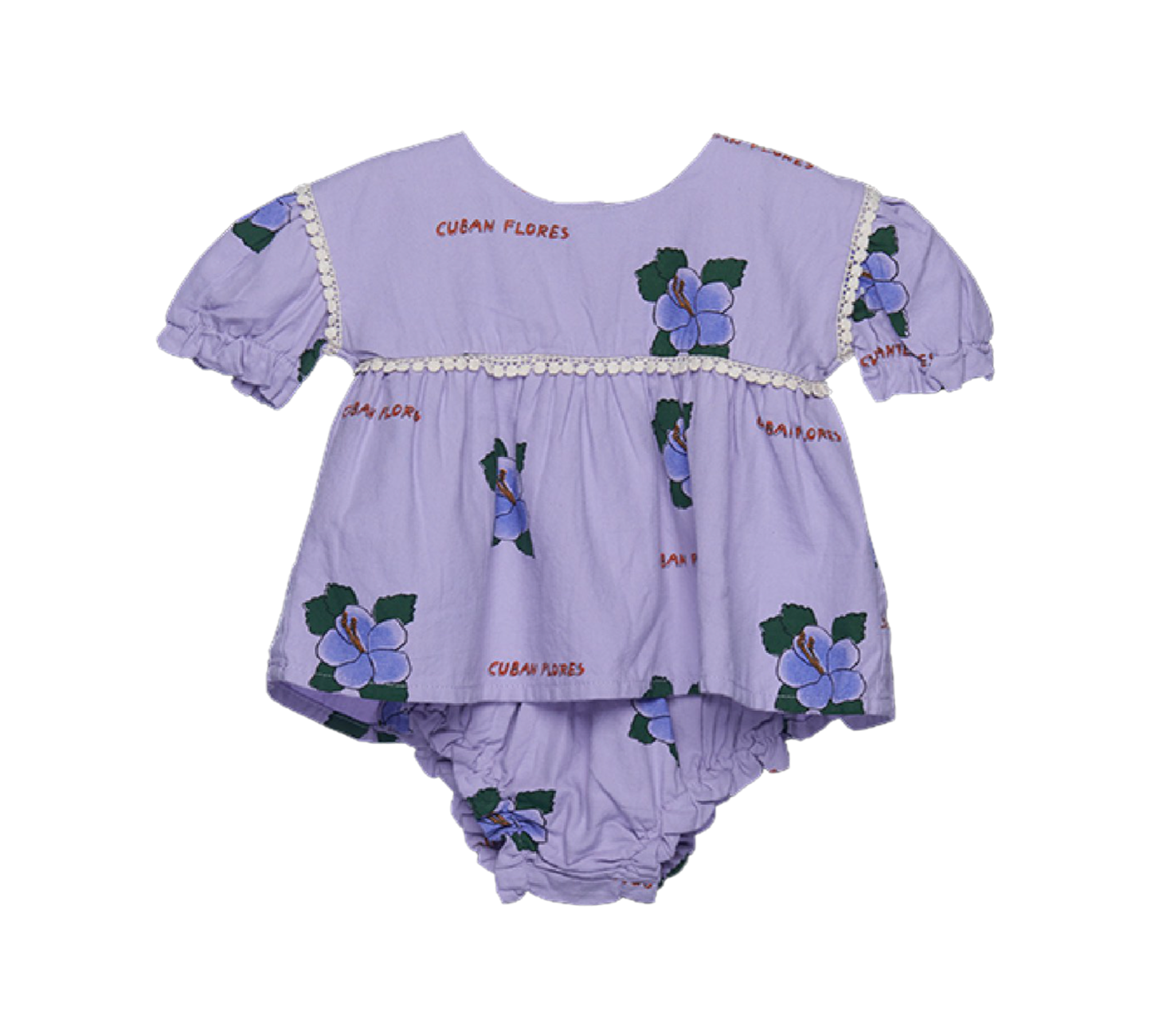 Lace Trim Layette Set