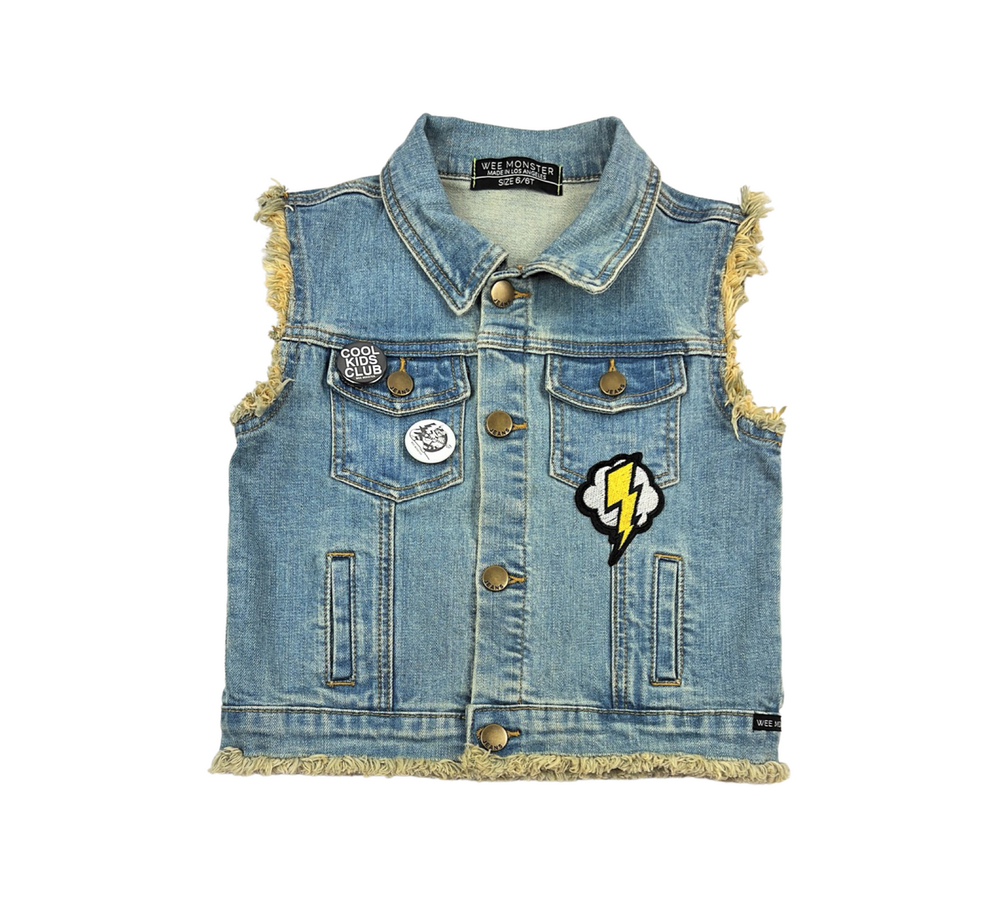 Grunge Denim Vest