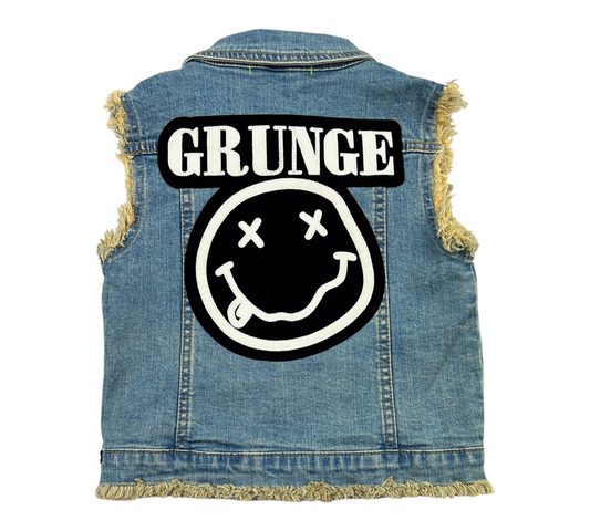 Grunge Denim Vest