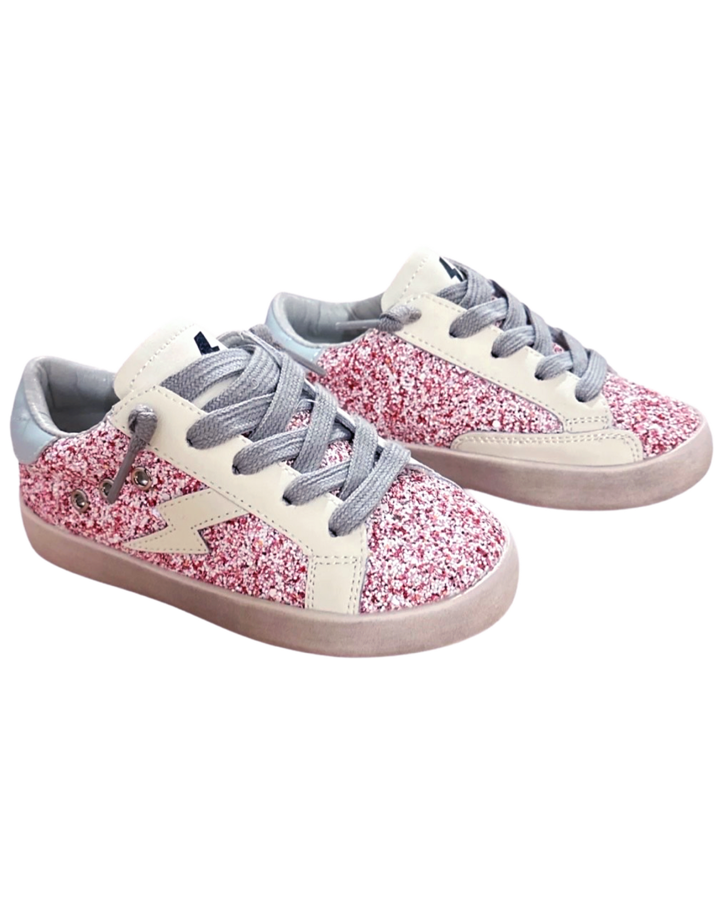 Pink Glitter Sneakers